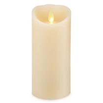 Vela LED Eletrônica em Parafina com Chama Flamejante Realista 15cm Luminária Pilha