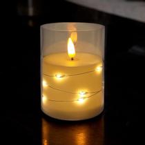 Vela Led Fio de Fada Luminária Mesa Lâmpada Decorativa 10cm Vela Led Fio de Fada Luminária Mesa Lâmpada Decorativa 10cm