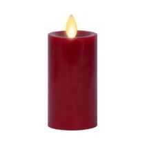 Vela LED sem chama Luminara Classic Slim Burgundy 5x11cm Vela LED sem chama Luminara Classic Slim Burgundy 5x11cm