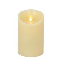 Vela LED sem chama Luminara Scalloped Edge Ivory 8x13cm Vela LED sem chama Luminara Scalloped Edge Ivory 8x13cm