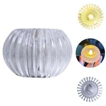 Vela Led Transparente Luz para Decoração 6cm