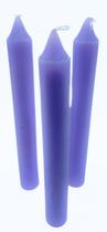 Vela Lilás Roxa 9 Horas - 3 Unidades Vela Lilás Roxa 9 Horas - 3 Unidades