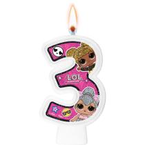 Vela LOL Surprise Festa De Aniversário De 1 Á 9 Anos Vela LOL Surprise Festa De Aniversário De 1 Á 9 Anos