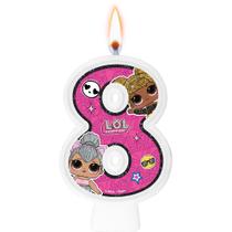 Vela LOL Surprise Festa De Aniversário De 1 Á 9 Anos