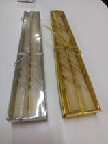 Vela longa com 2 unidades - Art Christmas Vela longa com 2 unidades - Art Christmas