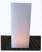 Vela luminaria de chão cachepot 12x12x40cm - encanto velas