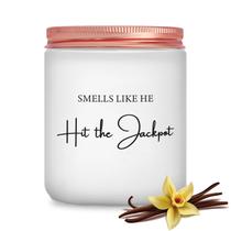 Vela LUXHOMY Bride Gift com aroma de baunilha para despedida de solteira