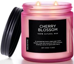 Vela M&SENSE Cera de Soja Perfumada Cherry Blossom 330g 70h
