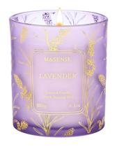 Vela M&SENSE de soja vegana perfumada com lavanda 230 ml de queima de 42 horas