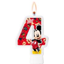 Vela Mickey Mouse Festa De Aniversário De 1 Á 4 Anos - Regina Festa