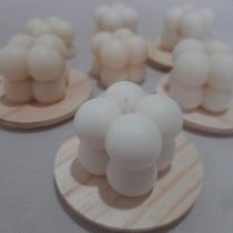 Vela Mini Bubble Aromática Decoração Bamboo Broto Likare 40g - Likare Home & Beauty