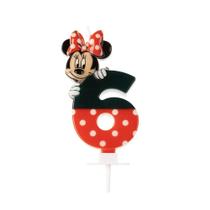 Vela Minnie Número 6 - SilverFestas