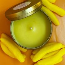 Vela na Lata Bala Bananinha Pop 95g - Banana e Caramelo