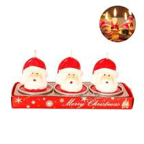 Vela Natal 3D Personalizada Enfeite Mesa 5x3,6cm (3 und)