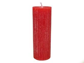 Vela Natalina Decorativa 7x20 Cor Vermelha Enfeite Sua Casa