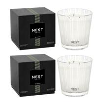 Vela NEST New York com aroma de bambu de 3 mechas, 625 ml, pacote com 2