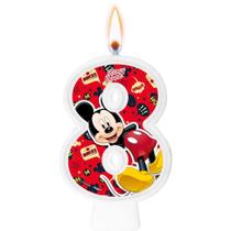 Vela Numeral Mickey Clássico Número 8 - Regina