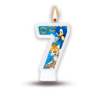Vela Número 7 Festa Sonic decoração aniversário