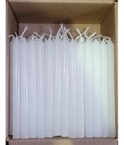 Vela Palito Branca 100% Parafina Pura 100Un 13,5Cm