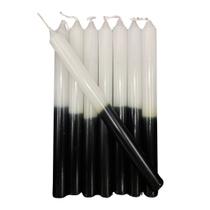 Vela Palito Branca e Preta - 1kg Vela Palito Branca e Preta - 1kg