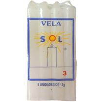 Vela Palito Branca N 3 - 15 G