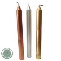 Vela Palito Especiais Granel - Dourada, Prateada e Cobre - 1 KG