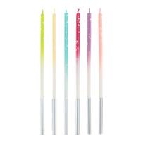 Vela Palito Gigante Dégradé Arco-iris 15 cm - 1 unidade Pct. c/ 6 unds. - Silver Festas - Rizzo Vela Palito Gigante Dégradé Arco-iris 15 cm - 1 unidade Pct. c/ 6 unds. - Silver Festas - Rizzo