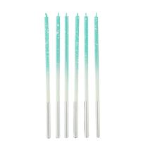 Vela Palito Gigante Dégradé Azul Candy 15 cm - 1 unidade Pct. c/ 6 unds. - Silver Festas - Rizzo Vela Palito Gigante Dégradé Azul Candy 15 cm - 1 unidade Pct. c/ 6 unds. - Silver Festas - Rizzo