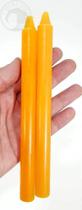 Vela Palito Laranja - Pacote com 2 Velas de Parafina Vela Palito Laranja - Pacote com 2 Velas de Parafina