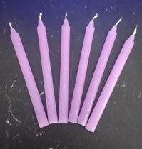 Vela palito Lilás