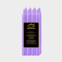 Vela palito n8 lilas 256g - casa fé