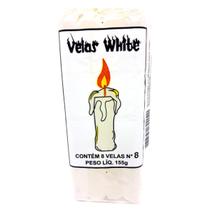 Vela Palito Parafina Votiva Colorida Bicolor Devoção Ritual Diversas Cores