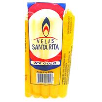 Vela Palito Votiva Colorida Número 8 Gold Parafina Pura Verde Amarela Diversos Tipos Vela Palito Votiva Colorida Número 8 Gold Parafina Pura Verde Amarela Diversos Tipos
