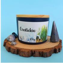 Vela Palo Santo e Vetiver - Gratidão - 100g