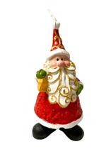 Vela papai noel com lanterna decorativo