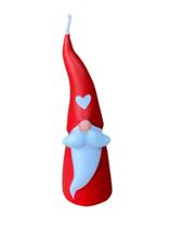 Vela papai noel escandinavo decorativo grande