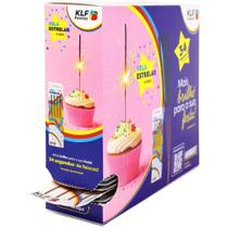 Vela para Aniversário Estrelar com 4 Unidades (display com 40 Blisters)