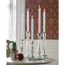 Vela Para Castiçal Brancas 6 Unidades - Encanto velas decorativa