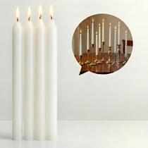 Vela Para Castiçal Brancas 6 Unidades Vela Para Castiçal Brancas 6 Unidades