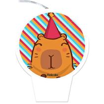 Vela Para Festa de Aniversário Capivara Plana Festcolor