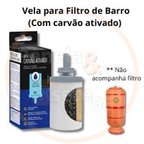Vela para Filtro de Barro com Carvão Ativado Vela para Filtro de Barro com Carvão Ativado