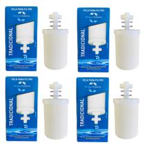 Vela Para Filtro De Barro Tradicional - Kit C/ 4 Unidades Embalagem Reforçada Vela Para Filtro De Barro Tradicional - Kit C/ 4 Unidades Embalagem Reforçada