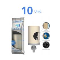 Vela para Filtro De Barro Tripla Ação Esterilizante São João Stéfani Cx. 10 Unid. Vela para Filtro De Barro Tripla Ação Esterilizante São João Stéfani Cx. 10 Unid.