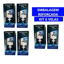 Vela Para Filtro De Barro Tripla Ação Kit C/ 6 Unidades