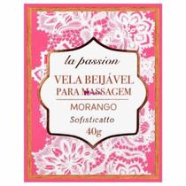 Vela para Massagem Beijável Sabor Morango 40g Vela para Massagem Beijável Sabor Morango 40g