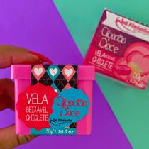 Vela para massagem corporal beijável