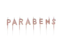 Vela Parabens Rose Gold C/8 Silver