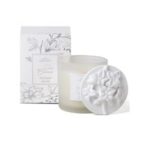 Vela perfumada 180g essencia cha branco greenswet Vela perfumada 180g essencia cha branco greenswet