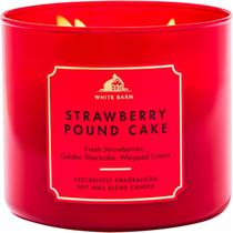 Vela Perfumada 3 Pavios - Bath & Body Works Fragrância:Strawberry Pound Cake Vela Perfumada 3 Pavios - Bath & Body Works Fragrância:Strawberry Pound Cake