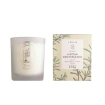 Vela perfumada Alecrim Mediterrâneo Arabesc Lenvie 210g Vela perfumada Alecrim Mediterrâneo Arabesc Lenvie 210g